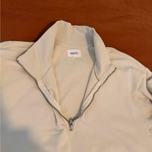 Mate the label organic fleece half zip
